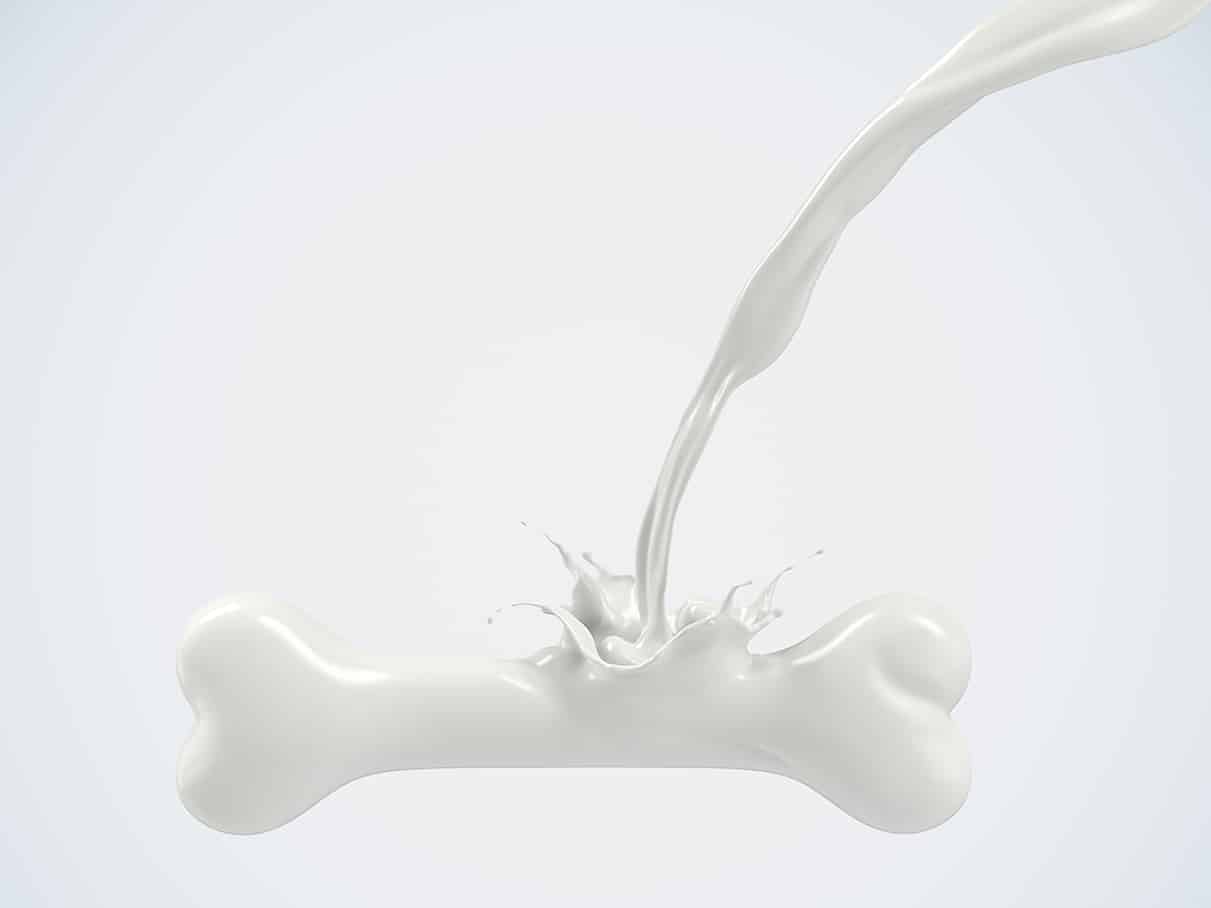 milk for strong bones graphic